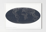THE WORLD AS ENGANGERED SPECIES MAPOGRAPHICS Print Material Red_listed_species_LARGE2 / Small title / 100x70 cm (39.37x27.56")