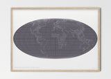 THE WORLD AS ENGANGERED SPECIES MAPOGRAPHICS Print Material Red_listed_species_LARGE1 / Small title / 100x70 cm (39.37x27.56")