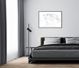 THE WORLD AS SOVEREIGN BORDERS Mapographics Print Material