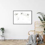 THE WORLD AS POWER STATIONS Mapographics Print Material