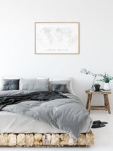 THE WORLD AS AIRPORT LOCATION Mapographics Print Material