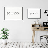 Wooden frames Mapographics Frames