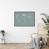 THE WORLD AS ROADS Mapographics Print Material