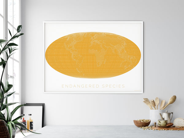 THE WORLD AS ENGANGERED SPECIES MAPOGRAPHICS Print Material