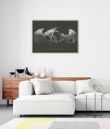 THE WORLD AS SHIPPING ROUTES Mapographics Print Material