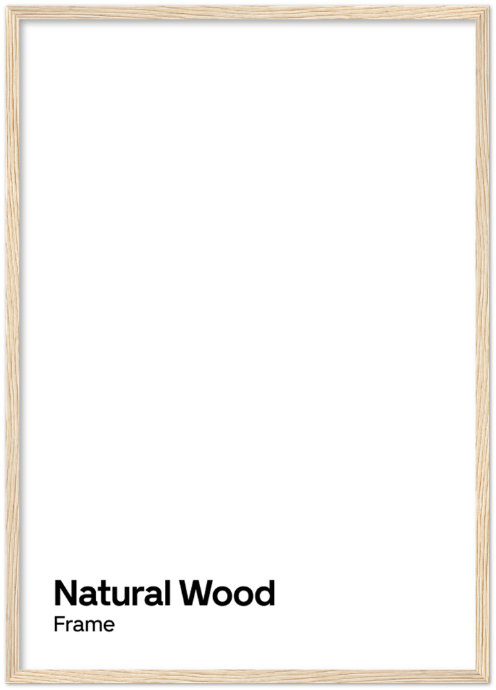 Wooden frames Mapographics Frames Tan / 100x70 cm (39.37x27.56")