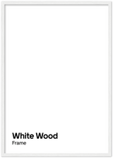 Wooden frames Mapographics Frames White / 100x70 cm (39.37x27.56")